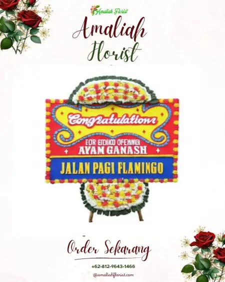 Sewa Papan Bunga Air Napal